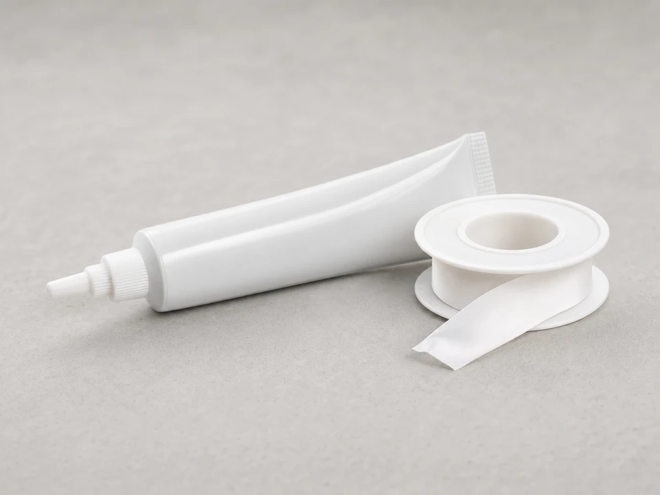 Pipe thread sealant or PTFE tape tool