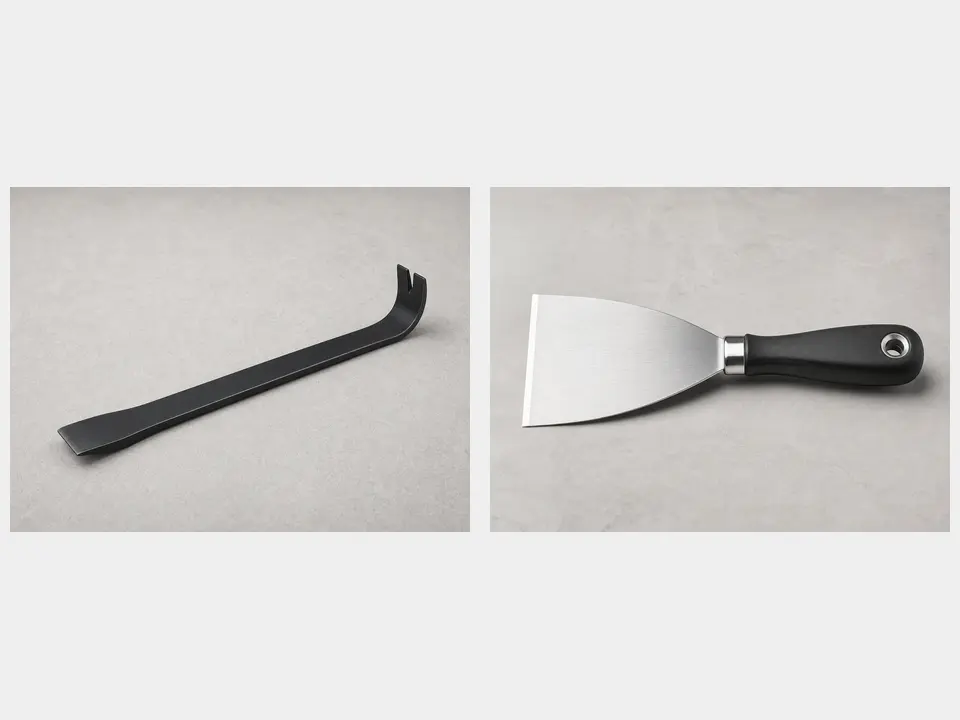 Pry tool or putty knife tool