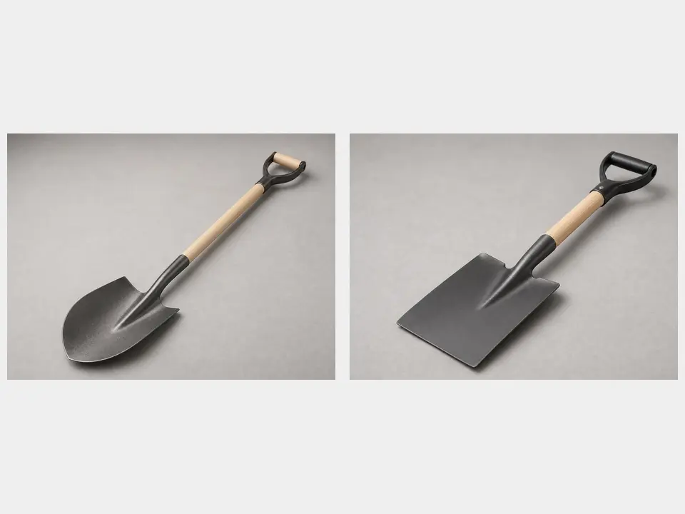 Shovel or trenching shovel tool