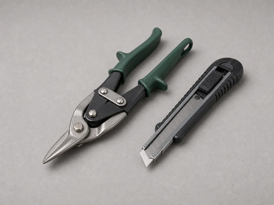 Tin snips or siding cutter tool