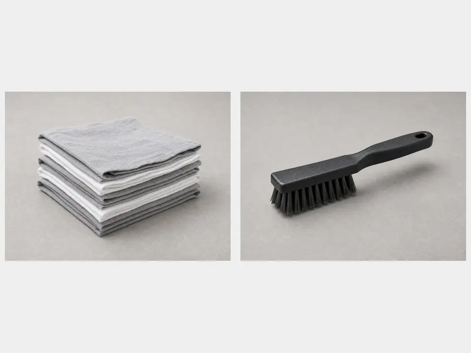 Utility brush or small hand brush tool
