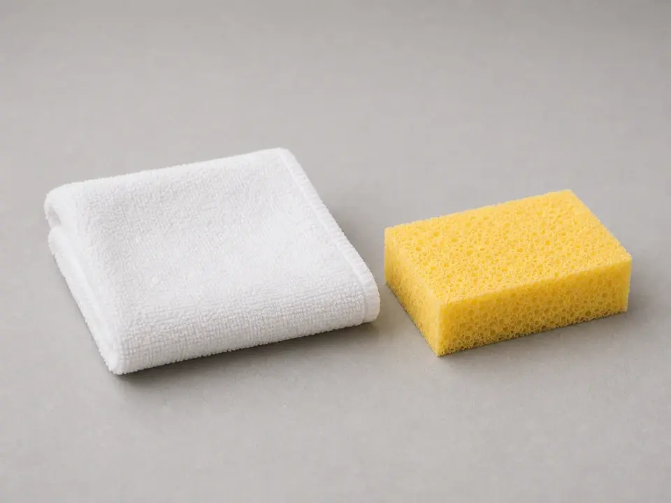 Small sponge or towel tool