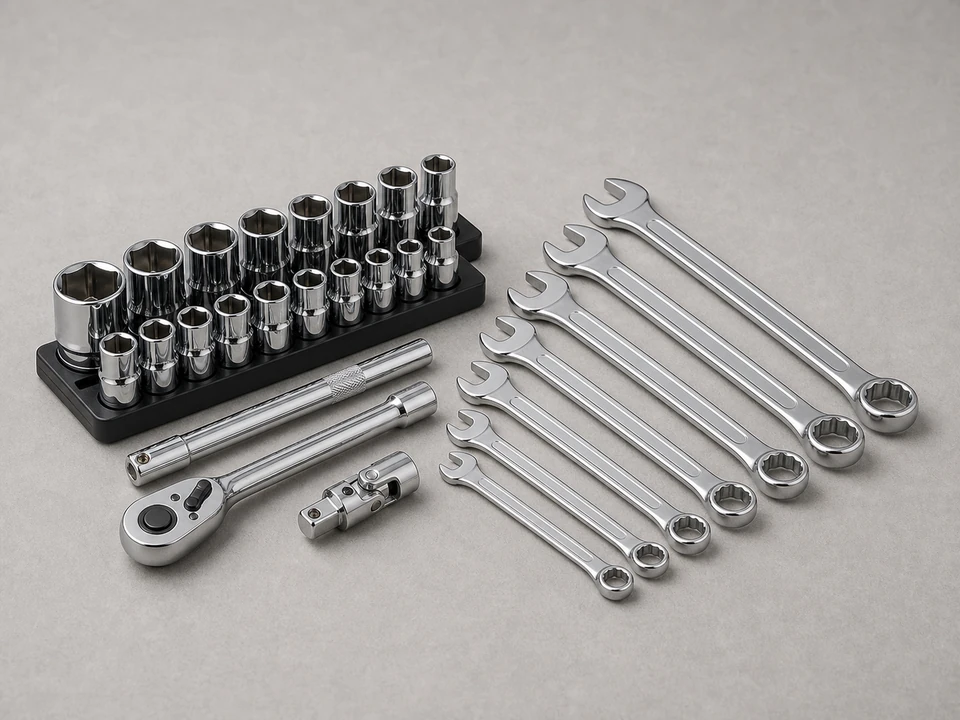 Socket set or wrench set tool