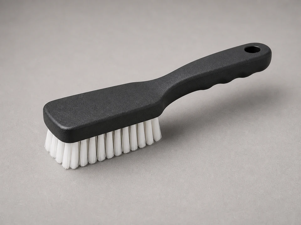 Stiff nylon brush tool