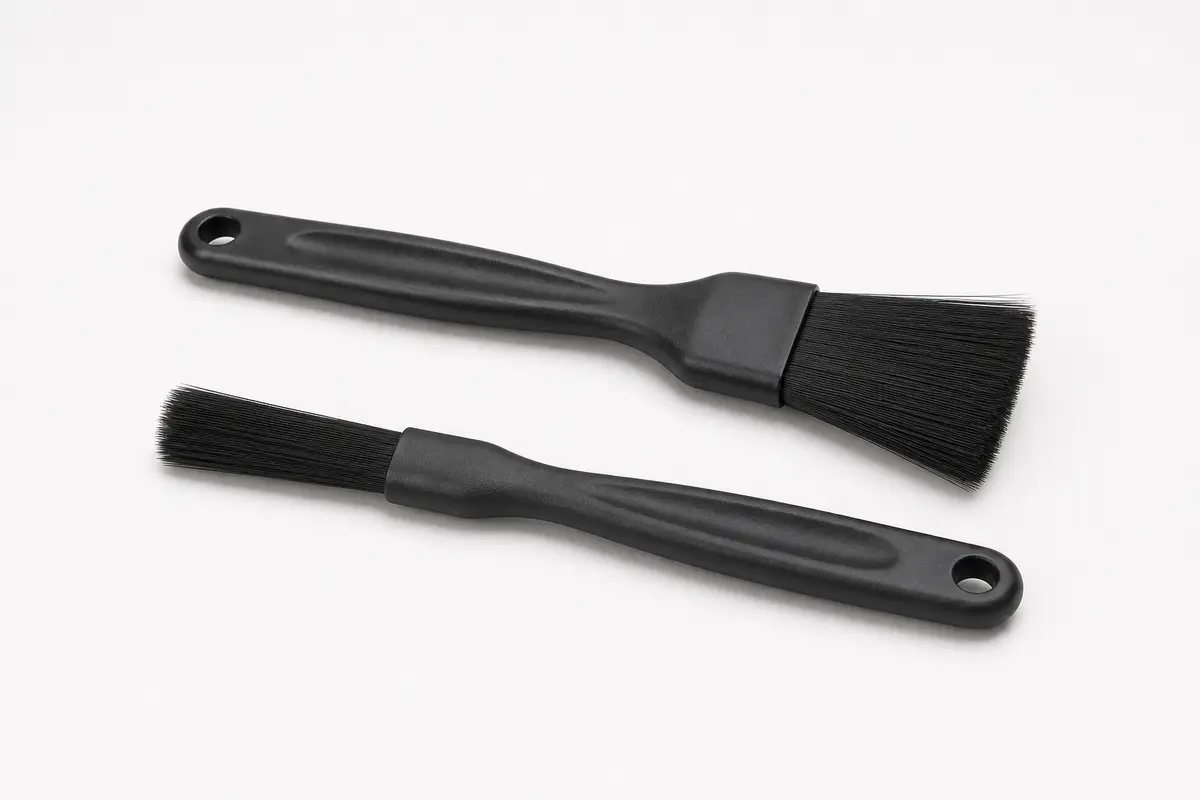 Soft brush shown in the repair area for thermostat reading higher than room temperature