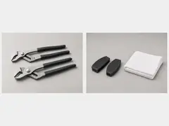 Adjustable pliers with a rag tool
