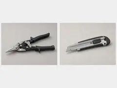 Utility knife or aviation snips tool
