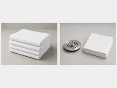 Bath towel or drain cover tool