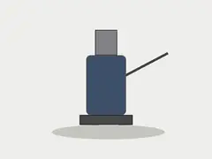 Temporary support or bottle jack tool