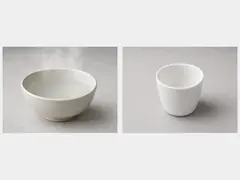 Small cup or bowl for warm water tool