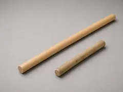 Broom handle or similar blunt stick tool