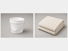 Bucket or drop cloth tool