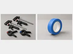 Clamps or painter's tape tool