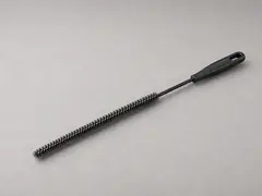 Coil cleaning brush tool