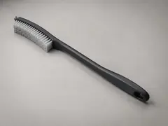 Condenser coil cleaning brush tool
