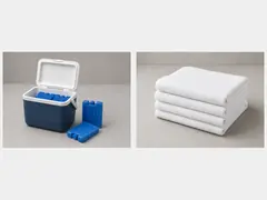 Cooler and towels tool