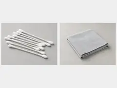 Cotton swabs or soft cloth tool