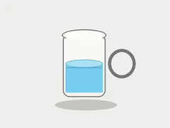 Cup or mug of water tool