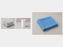 Microfiber cloths or disposable rags tool