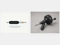 Drain bladder or small hand auger tool