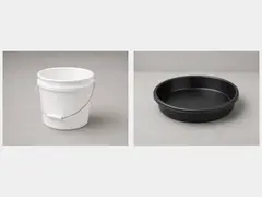 Small bucket or drain pan tool