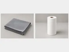 Dry microfiber cloths or paper towels tool