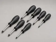 Flat and Phillips screwdriver set tool