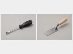 Flat screwdriver or margin tool tool