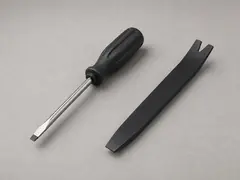 Flat screwdriver or plastic pry tool tool