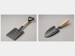 Flat shovel or hand trowel tool