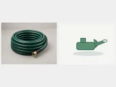 Garden hose or watering can tool