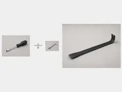 Pry bar or grate hook tool