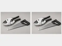 Hacksaw or PVC pipe saw tool