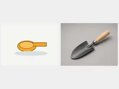 Small shovel or hand scoop tool