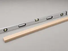 Long straight board or level tool