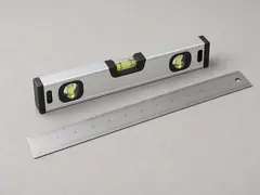 Long straight board or straightedge tool