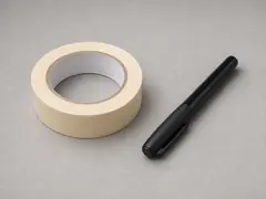 Masking tape and marker tool