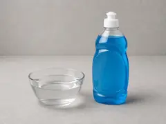 Mild soap and warm water tool