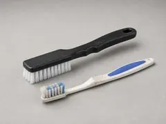 Soft nylon brush or old toothbrush tool