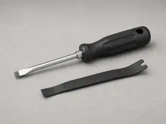 Pry bar or sturdy screwdriver tool