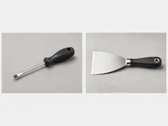 Putty knife or small screwdriver tool