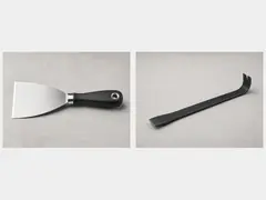 Putty knife or thin shim tool