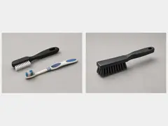 Rag or soft bottle brush tool