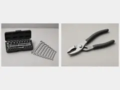 Slip-joint pliers or screwdriver tool