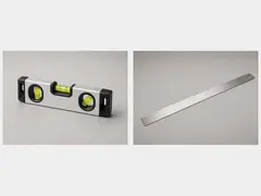 Short level or straight board tool