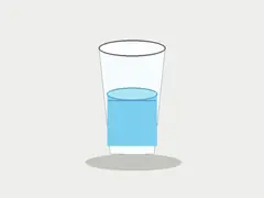 Small cup of water tool