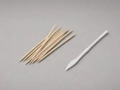 Small non-metal pick or wooden toothpick tool