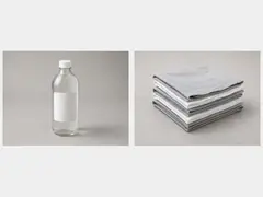 White vinegar and rag tool