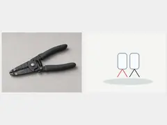 Wire stripper and ceramic wire nuts tool